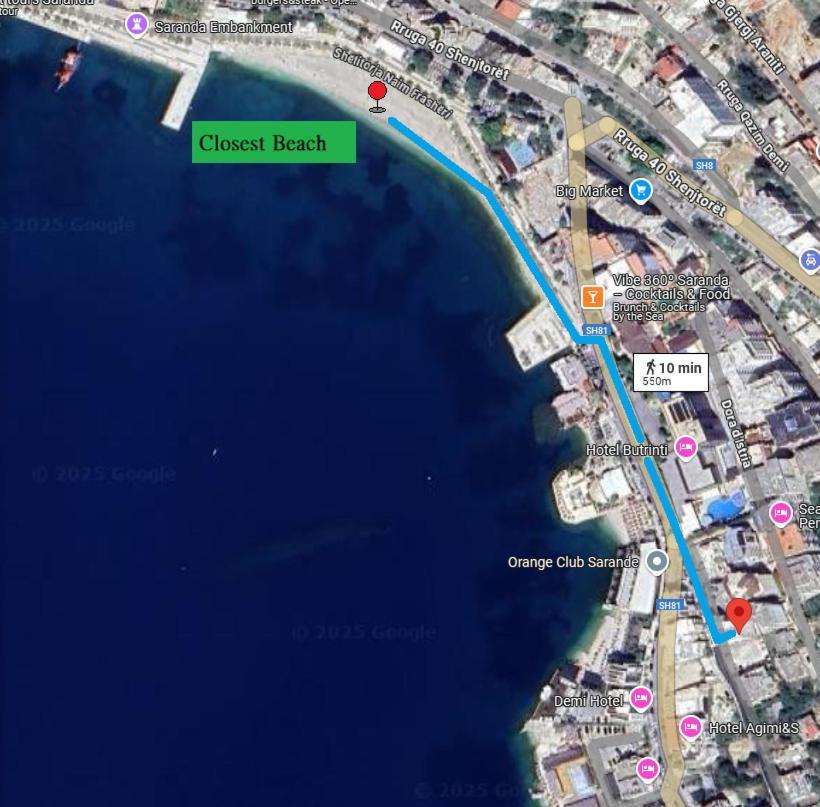 Cozy Sea View Apartment K4 Sarandë エクステリア 写真